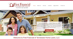 Desktop Screenshot of firstfinancialoftn.com